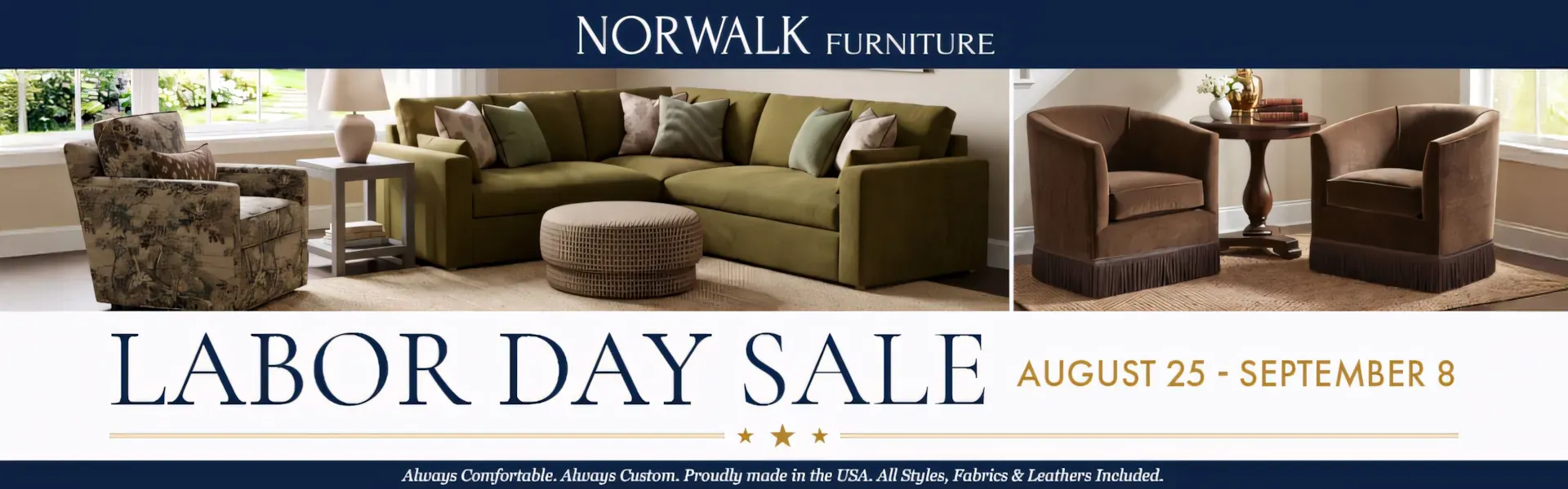 Norwalk Labor Day Sale August 25-September 8